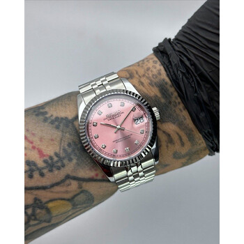 Custom Seiko Mod • Pink Diamond Datejust • 36mm